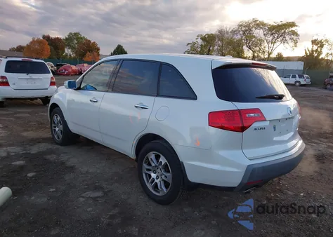 2009 Acura Mdx Technology Package from USA, damaged, VIN 2HNYD28409H509387